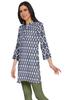 Moomaya Printed Side Slit Short Kurta Tunic For Women Summer Wear Ladies