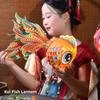 Hand Made Goldfish Lantern DIY Glowing Handheld Lantern Middle Autumn Festival Lantern  for Kids