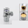 Household Faucet Diverter Valve 1 Way 1/2 Inch Single Shut Off Valve 4 Point Water Separator Switch for Kitchen Bathroom Sink Tap