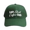 Late Start Coffee Club Papa Caps Sommer Erwachsenen Baseballkappe Verstellbar mit Gebogenem Schirm Schnabelkappe Schutz Sonnenhüte