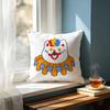 CColorful Clown Cat Kids Cartoon Cushion Cover Cushion Cover Set Pcs x x x Pillowcase Decorative Sofa Home Decor