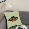 Classic TTexas RRoadhouse Cushion Cover Elegant Comfort Pillowcase Sofa Bed Doublesided Printed Invisible Zipper Home Decor