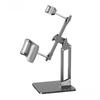 Dual-Device Foldable Phone & Tablet Stand for Desktop – Universal, Multi-functional, Adjustable for Live Broadcasts & Online Classes