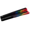1 Set Folding Fan Easy Open LGBT Pride Rainbow Fan Portable Cooling Hand Fan for Festivals Dance Parties Events