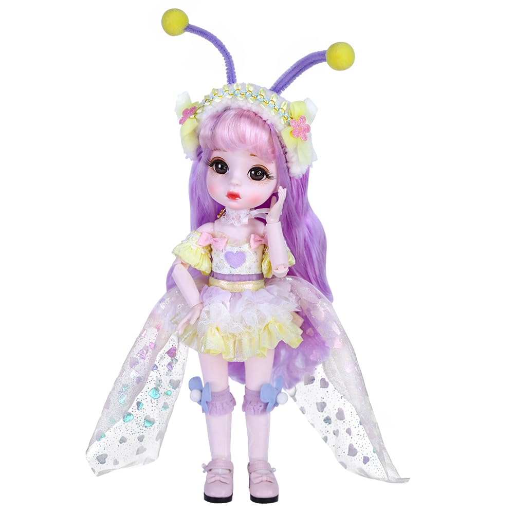 

ICY Fortune Days 16 Кукла BJD - Кукольный набор в аниме-стиле с 28 механическими шарнирами, Идеально подходит для подарков, Декора, DIY-занятий и Коллекций, Девочка