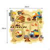 Educational Montessori Toy Rail Car Building Toys for Children Toddlers Gift Land