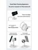 Desktop 15W Wireless Charger with Magnetic Attachment & Phone Stand for Apple Devices