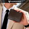 Humerpaul Neue RFID Männer Brieftasche Blockieren Schutz Anti-Diebstahl Scan Männlichen Leder Biflod Kurze Brieftasche Zipper Münzfach Beutel Casual geld Tasche