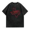 Gilleys Club Texas Retro T Shirt Vintage Washed Graphic Soft Top For Everyday Wear Stylish Streetwear Casual Fashion Vintage