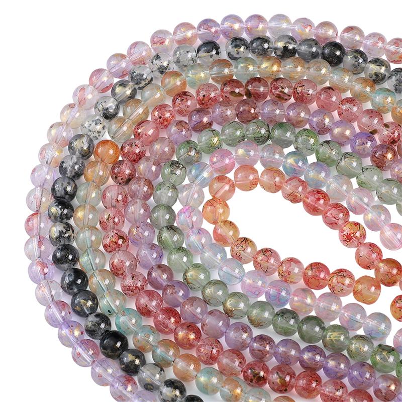 30/50 teile/beutel Glasperlen DIY Armband Halskette Ohrringe Schmuck Zubehör