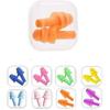 Reusable Silicone Earplugs, 10 Pairs Of Noise Reduction Ear Plugs, Suitable For Sleeping, Snoring, Concerts, Airplanes, Travel, Work, Noisy Places