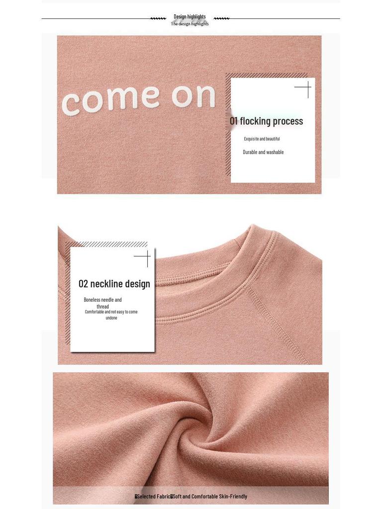 Girls' Thickened Velvet Pajama Set: Warm Autumn/Winter Sleepwear for Teens & Kids