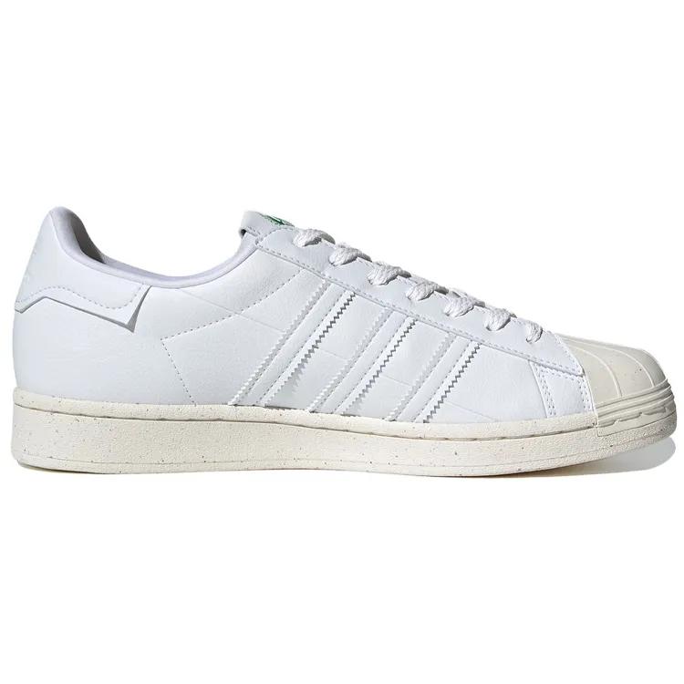 adidas Superstar 'Cloud White' (Unisex) Cloud White / / Green Skate Shoes FW2292