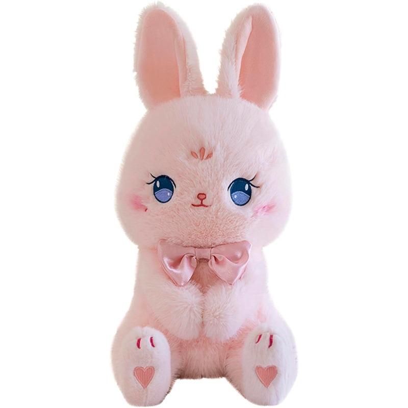 25 см плюшевая кукла кошка лиса кролик, милый котенок кролик лиса мягкие игрушки плюшевые игрушки, мягкие плюшевые игрушки подушки подарки для девочек 25cm белый