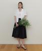 THE PENNY May Shirring Skirt - Black