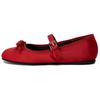 AO Yes X  Polyester Fashionable Mary Jane Shoes Women Shoes Red 11815510-38