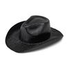 Pink Iridescent Neon Flashing Cowboy Hat for Halloween and Carnival Parties