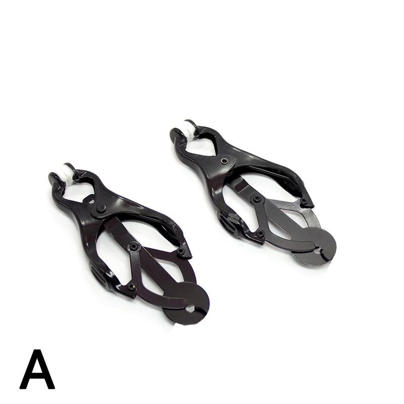 Adjustable Clitoris Nipples Clamps Sexy Labia Breast Massager Stimulate Flogger Adult Games Slaves Accessories Sexy Toys