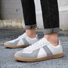 Sneakers Women's Spring and Autumn Lightweight Non-slip Soft-soled Running Shoes Casual Couple Leather Surface Waterproof Forrest Gump