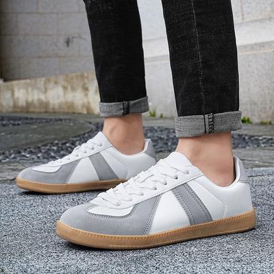 Sneakers Women's Spring and Autumn Lightweight Non-slip Soft-soled Running Shoes Casual Couple Leather Surface Waterproof Forrest Gump