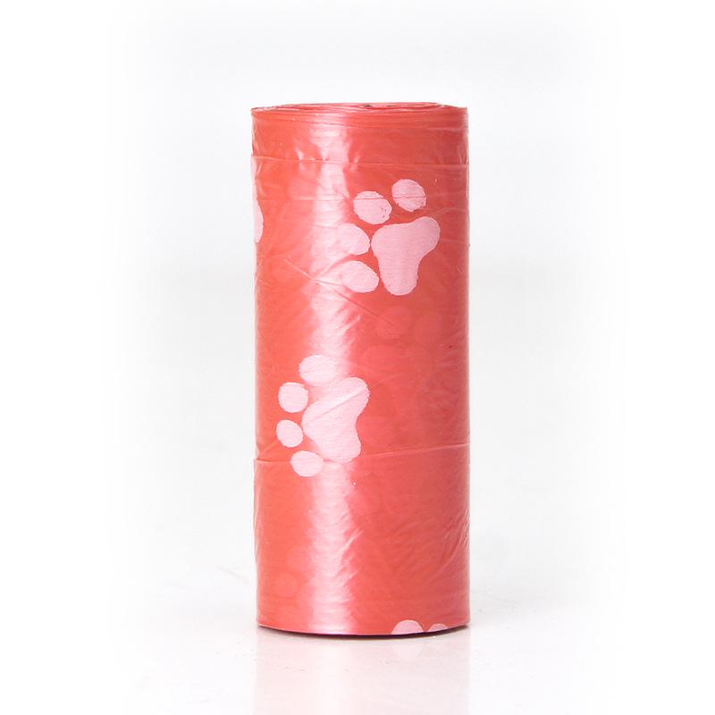 Dog Walking Portable Solid Color Poop Bags