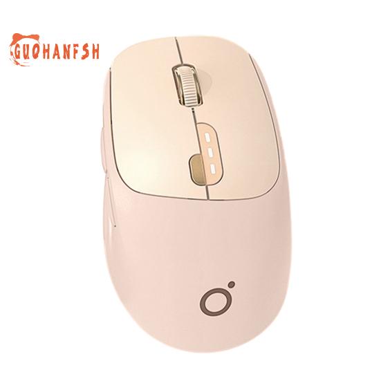 

Беспроводная мышь Двойные режимы DPI Регулируемая кнопка отключения звука Перезаряжаемый удобный контроллер Ручка Bluetooth-совместимая беспроводная мышь Компьютерные аксессуары светло-розовый