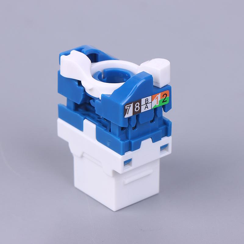 Whirling Wire Cat6 Rj45 Toolless Lan Insert Keystone Ethernet Module Jack Gigabit Utp Tool-Free Ineternet Socket