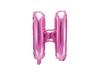 Balon Foliowy Litera "H" Ciemno Różowy 35 Cm
