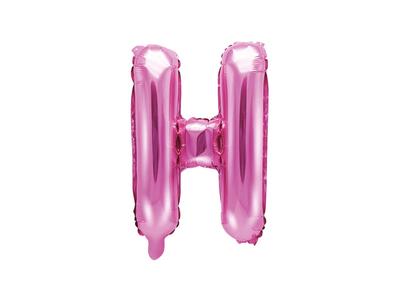 Foil Balloon Letter "H" Dark Pink 35 Cm