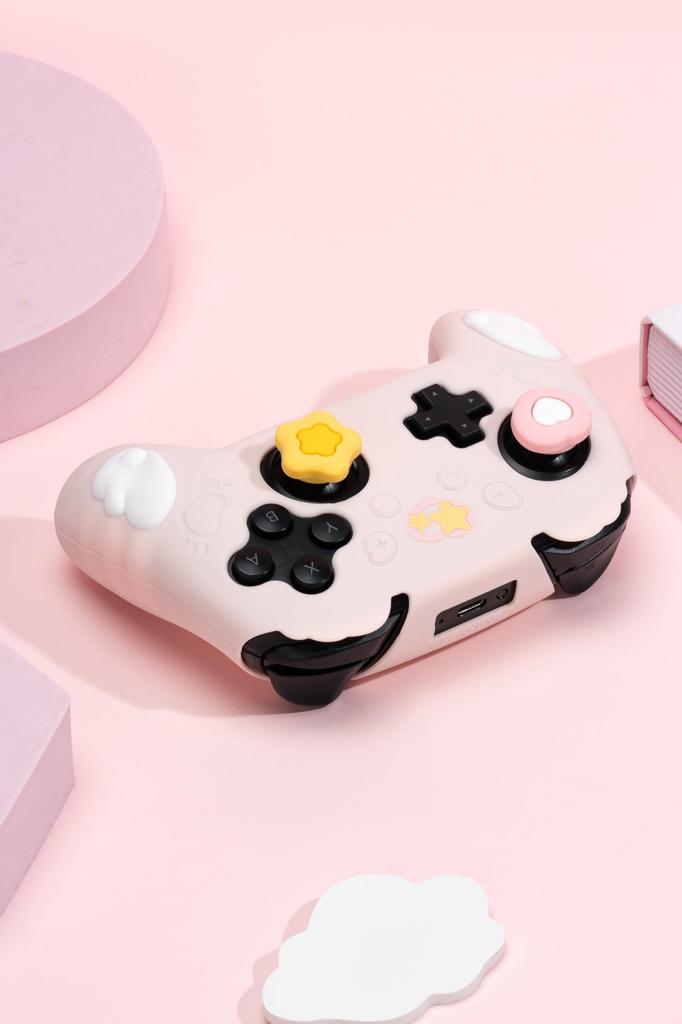 GeekShare NS Pro Controller Silicone Soft Skin Compatible with Switch Pro NS Pro Controller Cover and Protective Protective Easy to NS Pro Protective