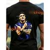 Lautaro 10 El Toro Bomber T-Shirt Outdoor Leisure Wear, Breathable T-Shirt