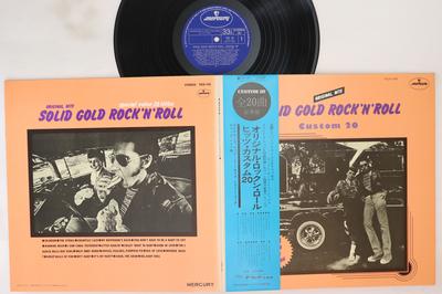 LP Record VARIOUS - Solid Gold Rock'n'Roll Custom 20 FDX45 MERCURY Japan Obi Rock Used