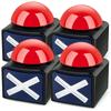 Glitter Cheer Tools Light-Up Sound Buzzer Button Trivia Games - Durable Plastic Ideal for Family Quiz Night and Entertainment