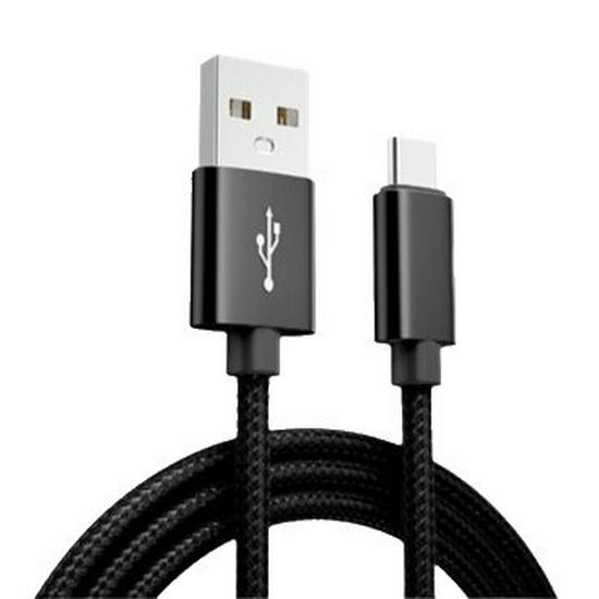 Nylon Braided Type-C Charging Cable for Apple, Micro USB, and Vivo Devices