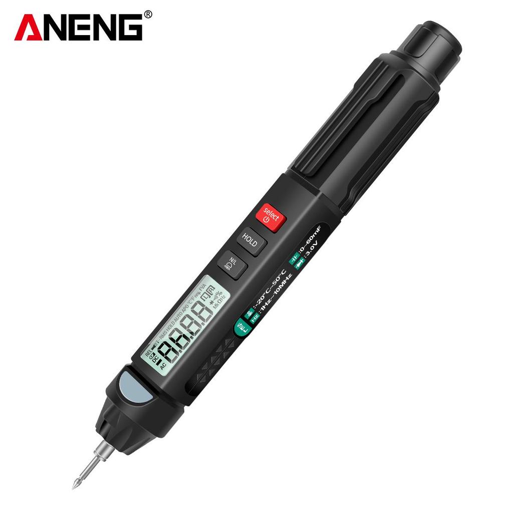 Aneng A3007 Mini multimetru profesional stilou 6000 de conturi cu Tester automat de tensiune AC/DC fără contact pentru capacitate pentru instrument