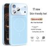 iPhone 17 Pro Max Flüssigsilikon Magnetischer AI-Button Hülle - Apple 16 PM Schutzhülle