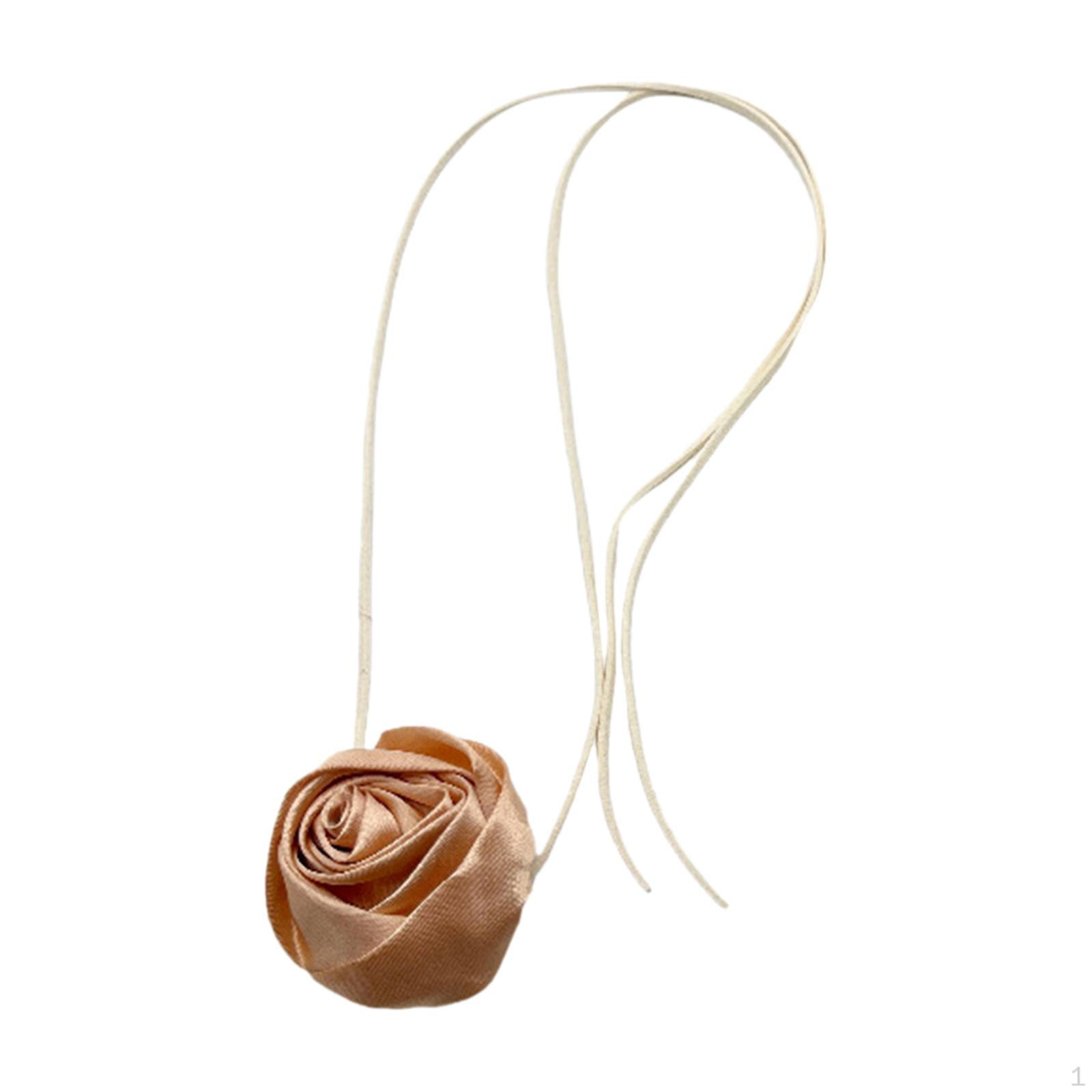 Элегантное колье-чокер с розой для женщин