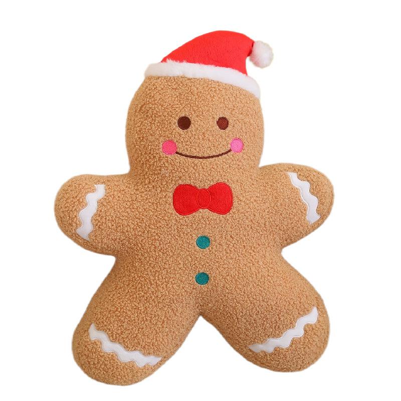 Cute Christmas Snowman Throw Pillow Plush Toy Doll Christmas Tree Doll Girl Rag Doll Christmas Gift