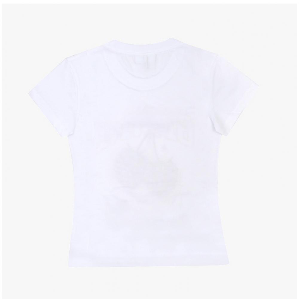 Ganni Damen S Kurzarm-T-Shirt Himbeere A1050185 151