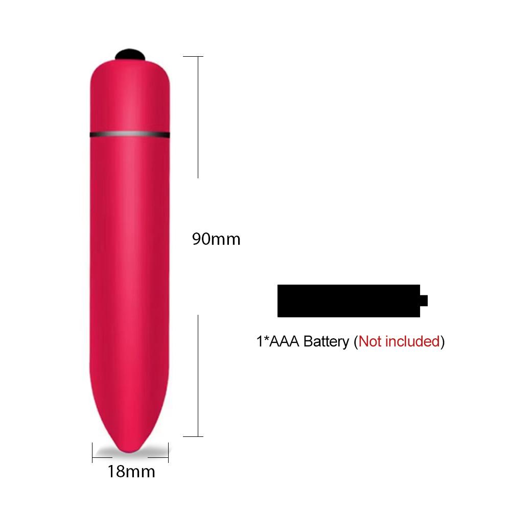 Mini Bullet Vibrator for Women Nipple Clitoral Stimulation Portable Erotic Female Adult Masturbation Battery Sex Toys for Women