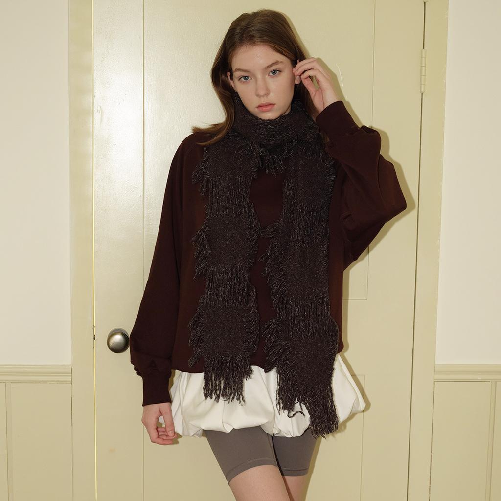 Vintage Hollow Wool Blend Matching Scarf Knitted Scarves for women neck choker winter warm long scarf with tassels