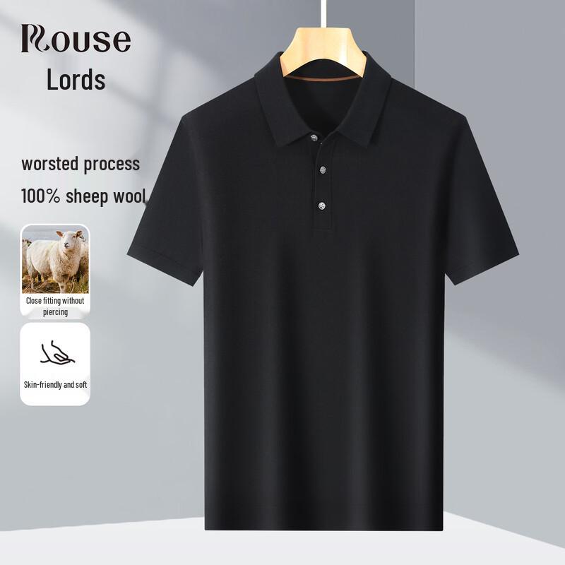 Men s 100% Merino Wool Polo Shirt 54