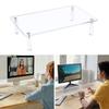 Laptop Computer Support Rack Space Saving Monitor Risers Transparent Clear Acrylic Printer Stand for Home and Office