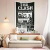 Rock And Roll Music Tapestry Heavy Metal The Clashs Wall Hanging Bedroom Decoration Large Fabric Dorm Backdrop Concert Decor