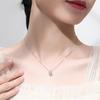 Rabbit Ear Necklace Earring Cubic Zirconia Rabbit Animal Jewelry for Wedding Anniversary Birthday Party