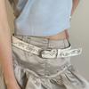 PU Leather Leather Belt Personalized Hiphop Jeans Belt New Waist Chain