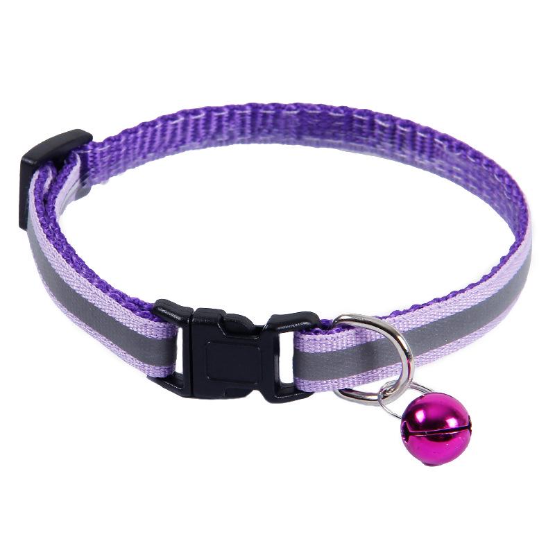 Reflective Cat & Dog Collar with Luminous Bell