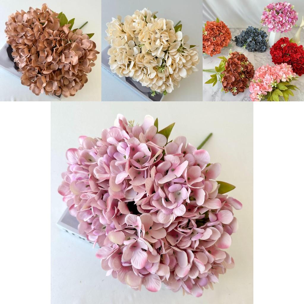 Premium Silk Hydrangea Floral Arrangement For Wedding Styling Home Design