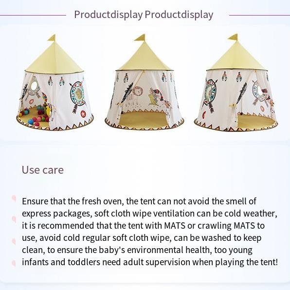 Children's Indoor Tent Indian Yurt Baby Toy Kindergarten Game House