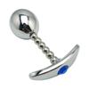 Metal Anal Beads Anal and Vaginal Plug Back Court Bolt Masturbation Device Adult Sex Product Toy